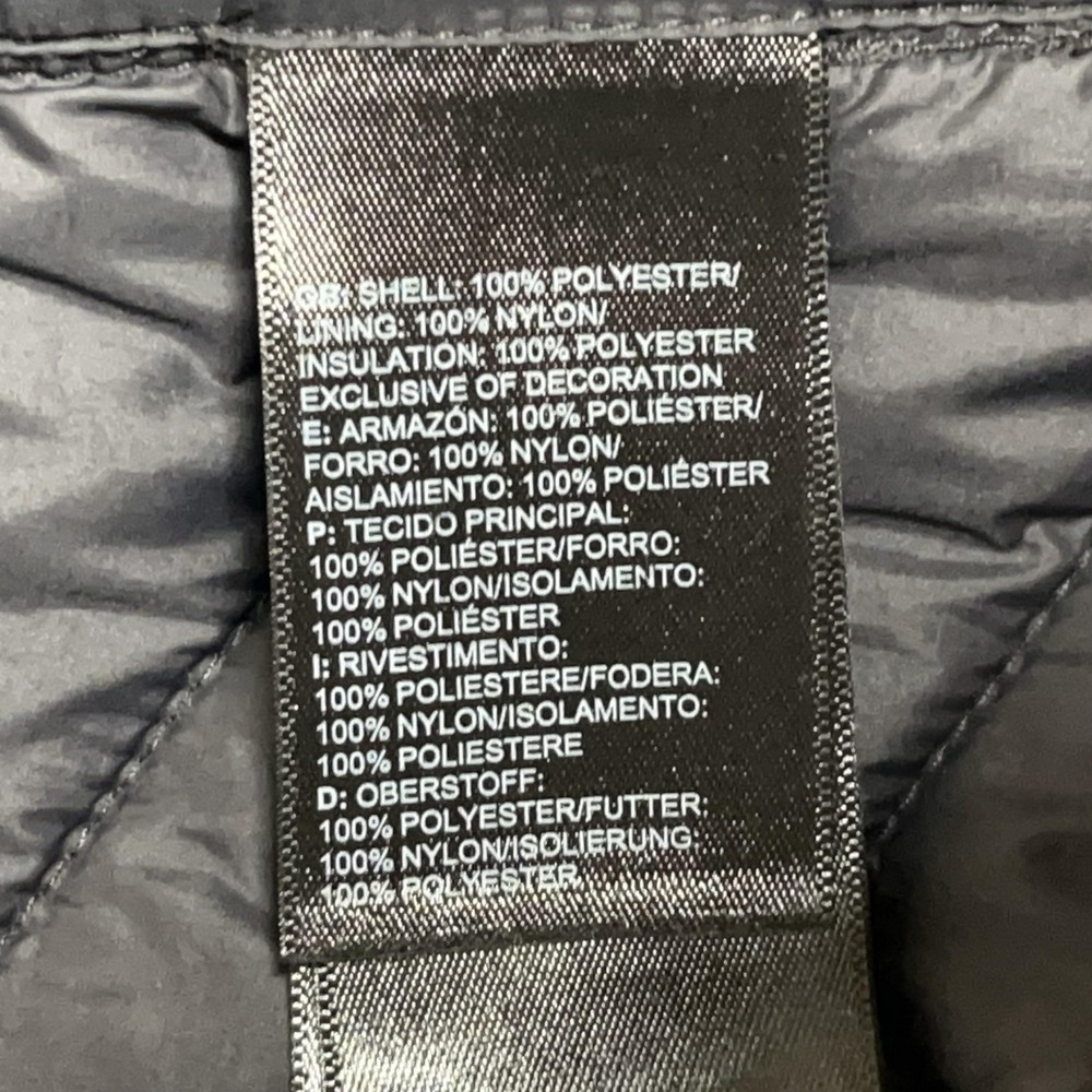 The North Face Thermoball Jacket Blue Glitch Geometric Puffer Womens XS Gorpcore - Picture 9 of 12